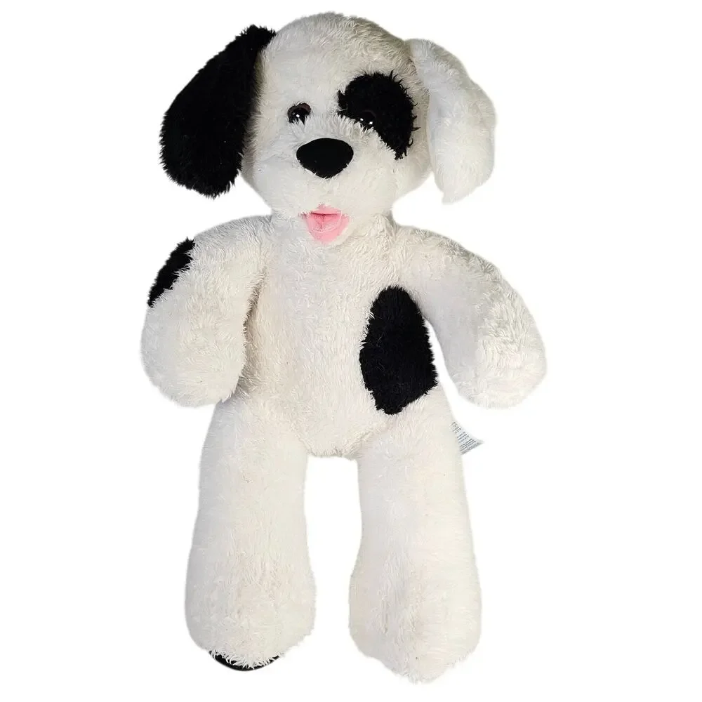 Build-A-Bear White Black Puppy Dog 17
